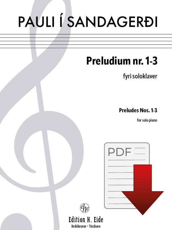 Sandagerði: Preludes Nos. 1-3 (< 1972)